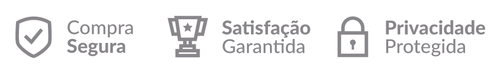 Selos de compra segura e garantia